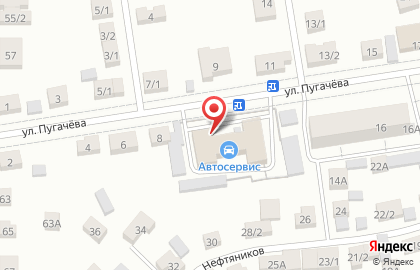 Магазин автозапчастей в Уфе на карте