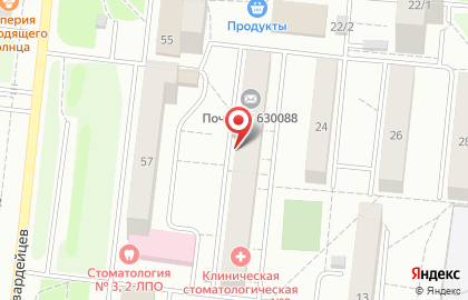 Аптека Муниципальная Новосибирская аптечная сеть на улице Петухова на карте