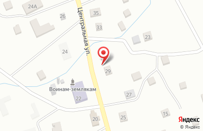 Магазин Мария на Центральной улице на карте