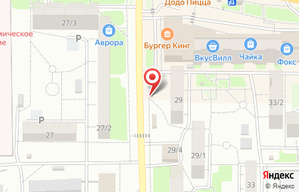Киоск по продаже фруктов и овощей на проспекте Гагарина на карте