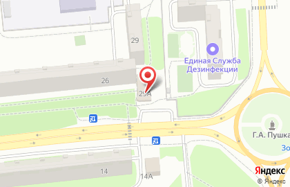 Городская база цветов в Пушкино на карте