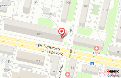 Ломбард Копейка на улице Горького на карте