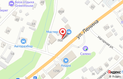 Альф на улице Ленина на карте