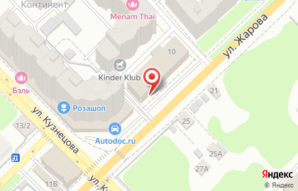 Кондитерский магазин Сладкоежка на улице Жарова на карте