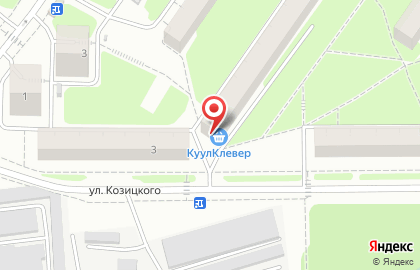 Магазин продуктов МясновЪ на Козицкого на карте