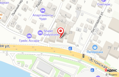 Центр йоги и массажа MANJARI SPA & Yoga на Эстонской улице на карте