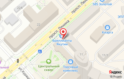 Ювелирный салон Золотник на проспекте Ленина на карте