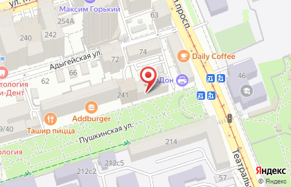 Медицинская лаборатория Гемотест на Пушкинской улице на карте