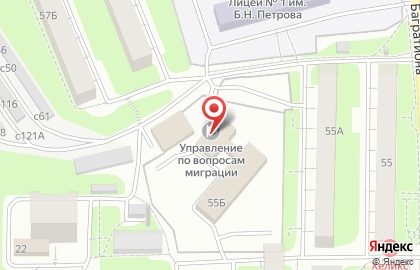 Отдел по вопросам миграции УМВД России по г.Смоленску в Смоленске на карте