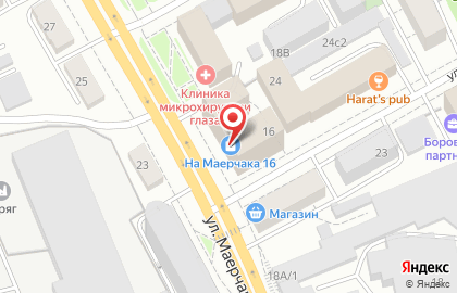 Трикотажная фабрика HappyChoice на улице Маерчака на карте