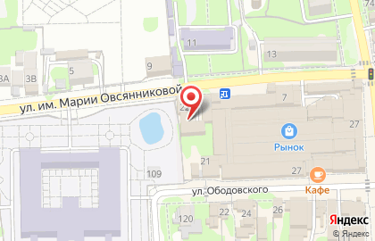 Отдел вневедомственной охраны на улице им. Марии Овсянниковой на карте