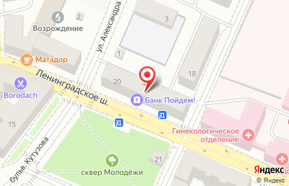Служба доставки Курьер Сервис Экспресс в Санкт-Петербурге на карте