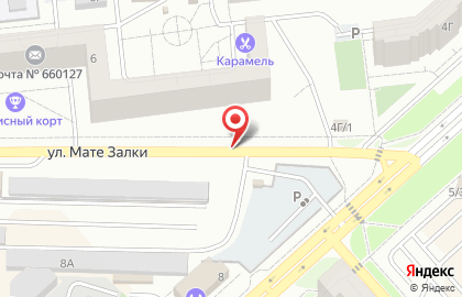 Шиномонтажная мастерская на ул. Мате Залки, 8а/1 на карте
