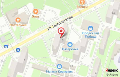 Магазин DaVita-мебель на улице Энергетиков на карте