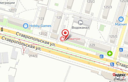 Ресторан доставки СушиWok на Ставропольской на карте