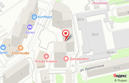 Компания Спецкомфорт в Заельцовском районе на карте
