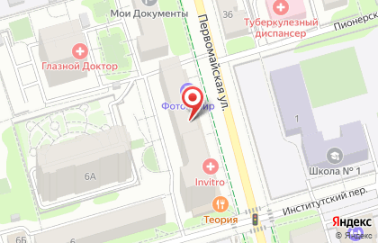 Компаньон в Институтском переулке на карте