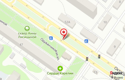 Одуванчики на Октябрьском проспекте на карте