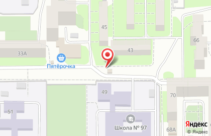 Фирменный магазин Ермолино на Новосибирской улице на карте