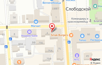 Продуктовый магазин Александровский, продуктовый магазин на Советской улице на карте