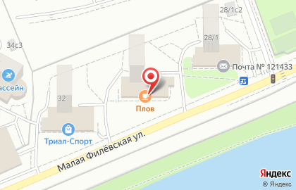 Кафе Сити Пицца в Филях-Давыдково на карте