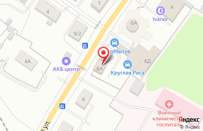 Шиномонтажная мастерская на Киевской, 6Б на карте