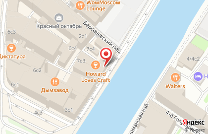 Арт-кластер Красный октябрь на Болотной набережной на карте