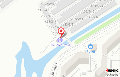 Шиномонтажная мастерская в Орджоникидзевском районе на карте