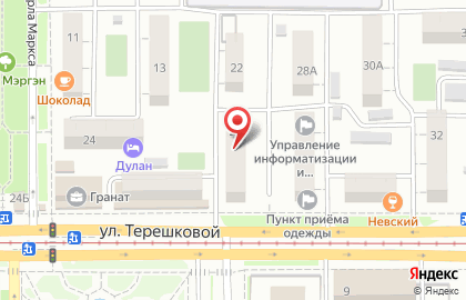 Парикмахерская Клеопатра в Октябрьском районе на карте