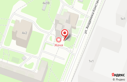 Детский центр развития и реабилитации Светлый город на улице Академика Константинова на карте