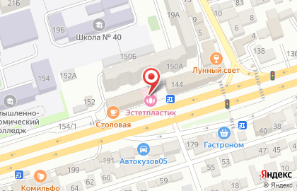 Эстет пластик на карте