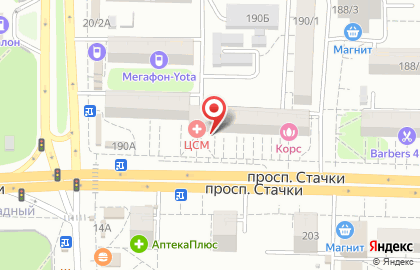 ООО Росгосстрах-Медицина на проспекте Стачки на карте