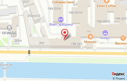 ОАО Витабанк на набережной Обводного канала на карте