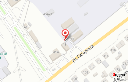 Автоцентр Автолига на улице Гагарина на карте