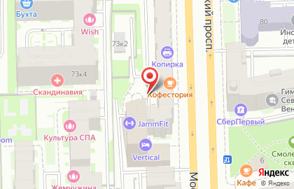 ОАО Банк ОТКРЫТИЕ на Московском проспекте на карте