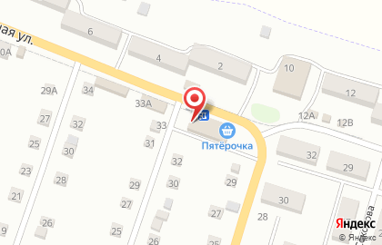 Супермаркет Пятёрочка на улице Курчатова на карте