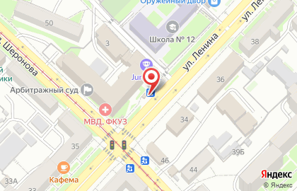 Цветочный салон Королевская Роза на улице Ленина на карте