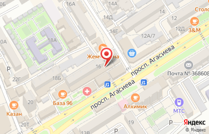 Парикмахерская Эгоист в Махачкале на карте