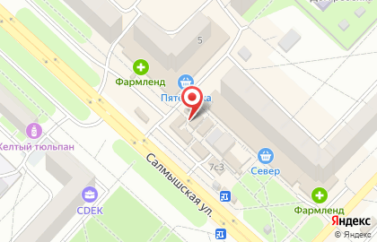 Магазин по продаже фруктов и овощей в Дзержинском районе на карте