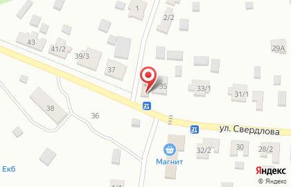 Продуктовый магазин в Екатеринбурге на карте