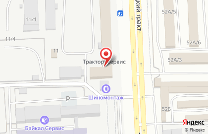 Автотрак на карте
