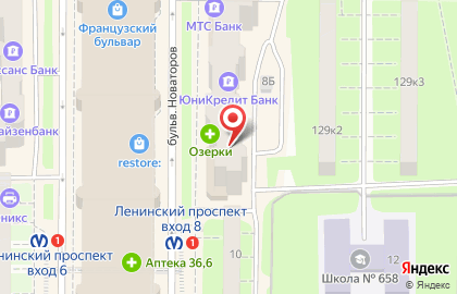 ПСБ на Ленинском проспекте на карте