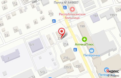 Парикмахерская Ева в Горно-Алтайске на карте