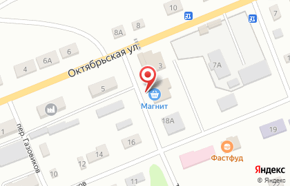 Супермаркет Магнит в Транспортном переулке на карте