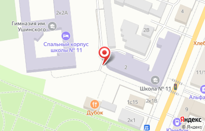 Гатчинская средняя общеобразовательная школа №11 на карте