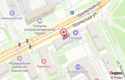 Maxxisport в Мотовилихинском районе на карте
