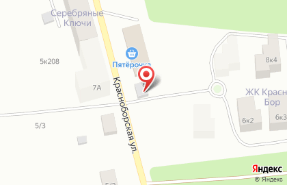 Строительная компания Форест на Красноборской улице на карте