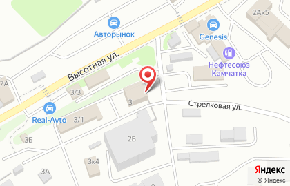 Центр авторазбора в Петропавловске-Камчатском на карте
