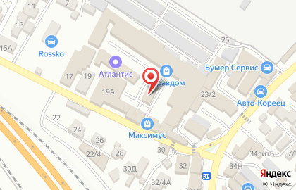 Салон шкафов-купе Е1 на Авиационной улице на карте