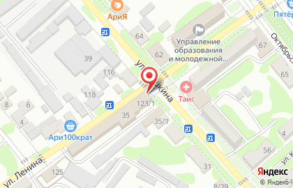 Магазин Домашние куры с Дубровки на улице Ленина на карте